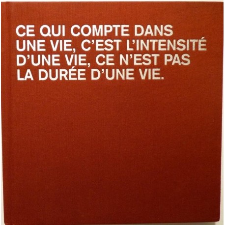 Ce qui compte dans une vie ...