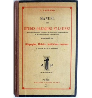 Manuel des études grecques et latines, fascicule 4